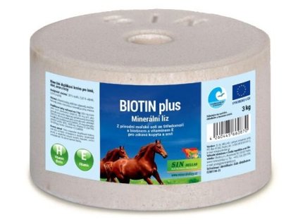 Biotin plus, minerální liz s biotinem, selenem a vitaminem E, Balení 3 kg