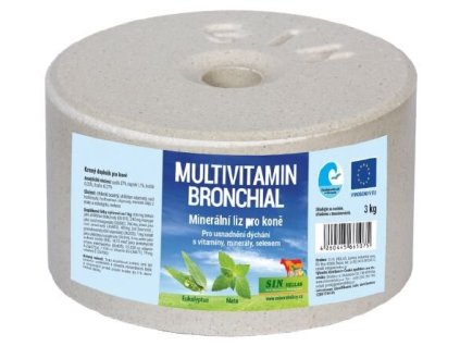 Bronchial, minerální multivitaminový liz na uvolnění dýchacích cest, balení 3kg