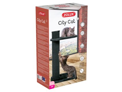 Škrabadlo CITY CAT 2 šedá Zolux