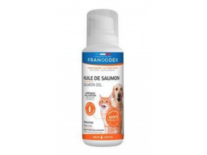 25766 francodex salmon oil lososovy olej pes kocka 200ml