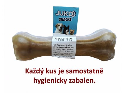 Kost buvolí JUKO Snacks 15 cm (1 ks)