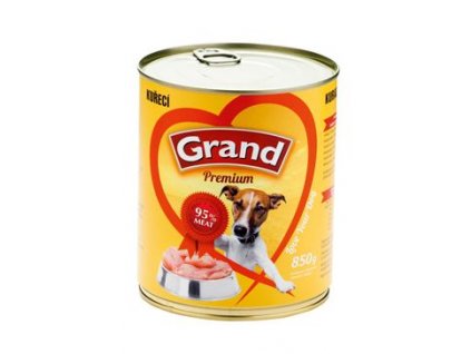 GRAND konz. pes drůbeží 850g