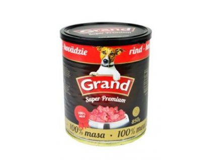 GRAND konz. Superpremium pes hovězí 850g