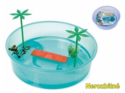 Terarium plast Tortuga Isle