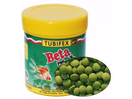 Tubifex Beta Tab (býložravé ryby na dně) 125 ml