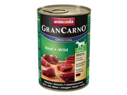 Animonda pes GRANCARNO konz. ADULT hovězí/zvěřina 400g