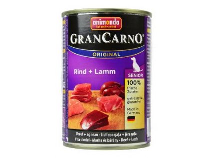 Animonda pes GRANCARNO konz. SENIOR hovězí/jehn 400g