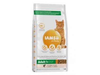 Iams Cat Adult Salmon 2kg granule krmivo pro kočky
