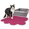 Flamingo Podložka před kočičí toaletu PITOU fuchsiová 45x60cm 3