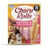 Churu Dog Rolls Chicken wraps Chicken&Salmon 8x12g