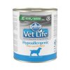 Vet Life Natural Dog veterinární dieta konzerva Hypoaller Fish Potato 300g