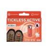 TICKLESS® ACTIVE Dobíjecí ultrazvukový odpuzovač klíšťat a blech pro lidi CorallTICKLESS® ACTIVE Dobíjecí ultrazvukový odpuzovač klíšťat a blech pro lidi Corall