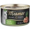 Miamor Cat Filet konzerva tuňák+zelenina v želé 100g