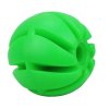Hračka pes Míč se spirálou plovací Vanil. 4cm SP zel