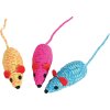 Hračka kočka Elastic mouse mix barev Zolux