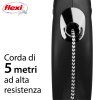 Flexi Vodítko Classic S lanko 5m černé