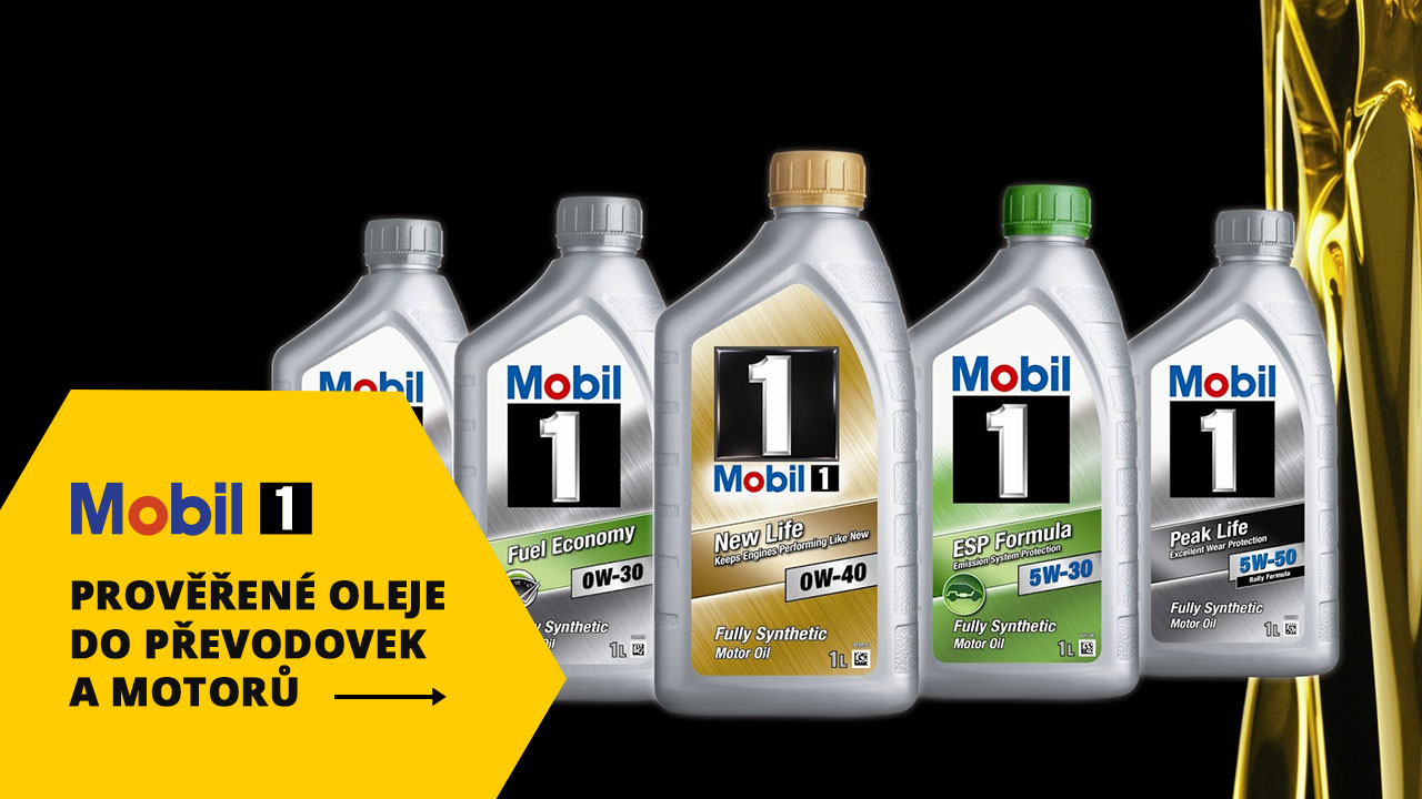 Mobil 1 kvalitní maziva do motorů a převodovek