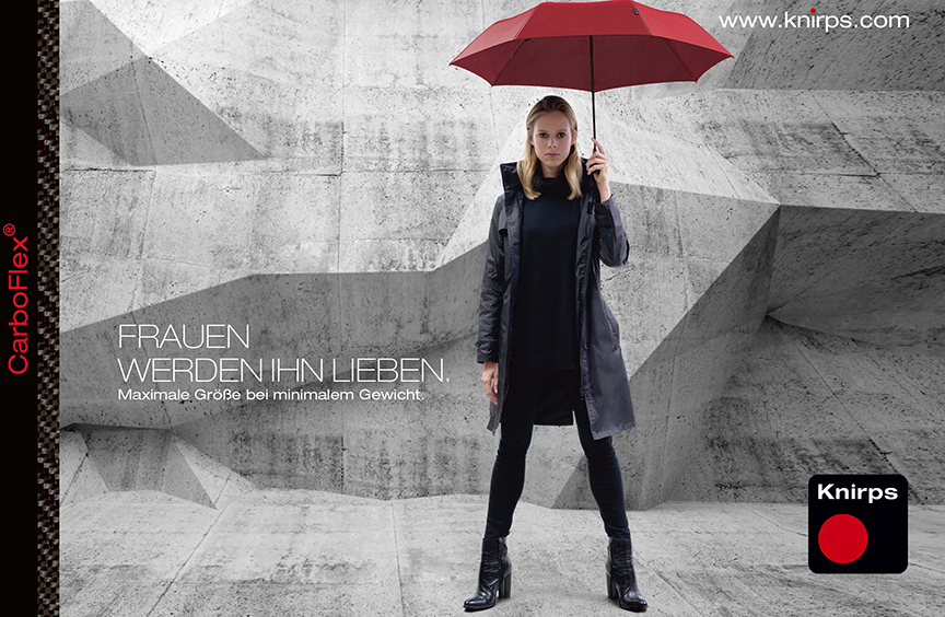 Kvalitní deštníky německé značky Knirps