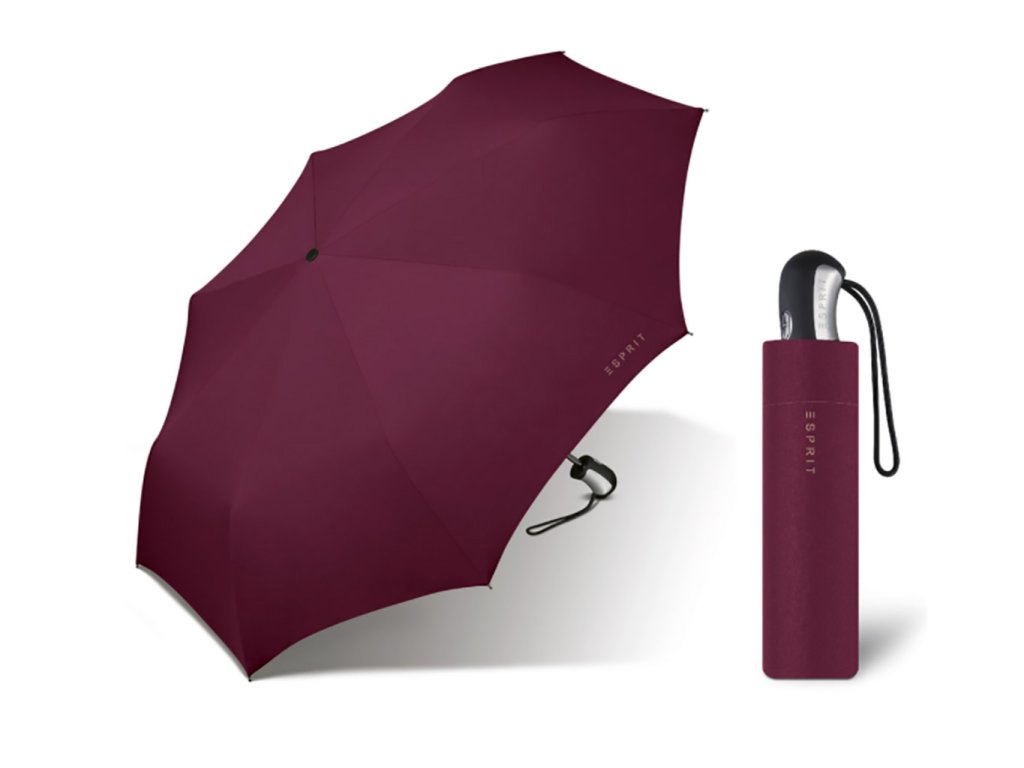 ESPRIT Windsor Wine plně automatický skládací deštník - Značkové deštníky