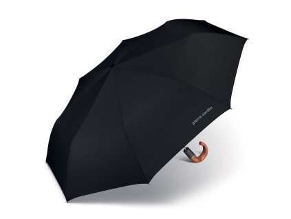 Pierre Cardin Noire deštník se zahnutou rukojetí