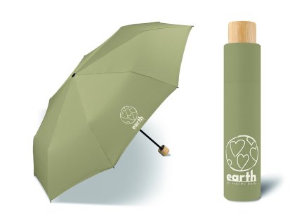 Deštník Earth Super Mini olive gray