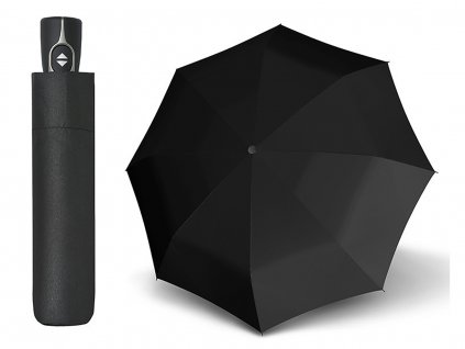 Doppler Magic Fiber černý plně automatický deštník  + zdarma pláštěnka při nákupu nad 1 000 Kč