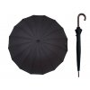Doppler LONDON Black pánský holový deštník s dřevěnou rukojetí  + zdarma pláštěnka při nákupu nad 1 000 Kč