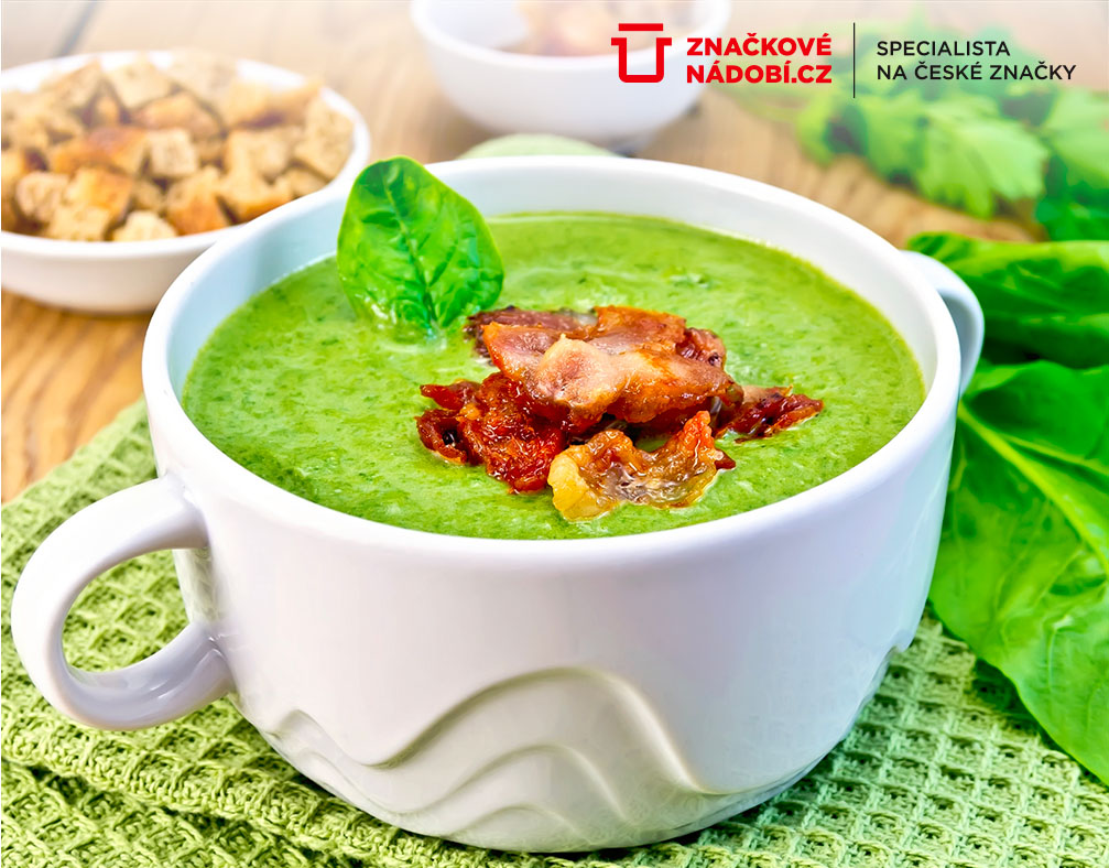 Špenátový krém na Zelený čtvrtek