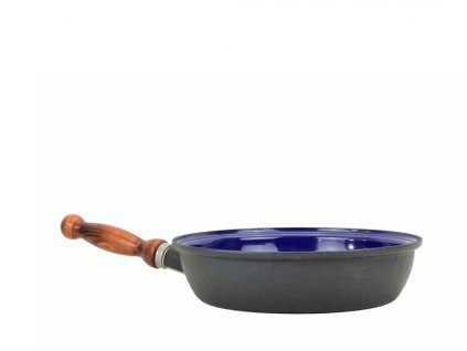 Belis/Sfinx Pánev BSE, průměr 24 cm, s odnímatelným dřevěným držadlem, síla plechu 2 mm