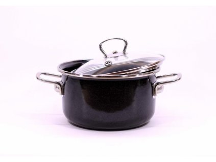 Belis/Sfinx Smaltovaný hrnec Premium, průměr 18 cm, objem 2,2 litrů, síla plechu 2 mm