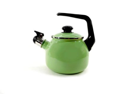 Smaltovaný čajník Belis/Sfinx, zelený, 2,5 l