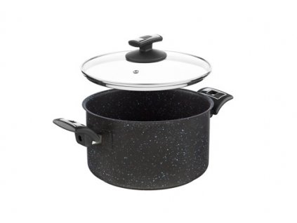 KOLIMAX BLACK GRANITEC hrnec s poklicí 22cm 4,5l