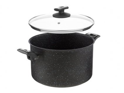 KOLIMAX BLACK GRANITEC hrnec s poklicí 26cm 8,0l