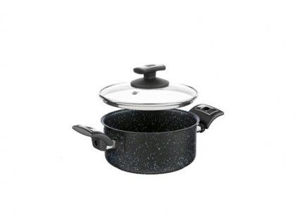 Rendlík s poklicí KOLIMAX BLACK GRANITEC 18cm, 2,0l