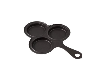 Litinový smaltovaný Lívanečník Český smalt GOURMETINA - Black Edition 36 x 24 cm