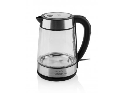 Rychlovarná konvice ETA Crystela Digi 7153 90000, černá/sklo