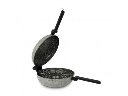 FLONAL Rocky Twins - pánev wok 28 cm a smažící pánev 28 cm
