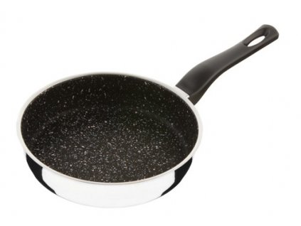 KOLIMAX FLONAX STANDARD pánev 22 cm s rukojetí, GRANITEC, černá