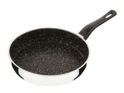 KOLIMAX FLONAX STANDARD pánev 26 cm s rukojetí, GRANITEC, černá