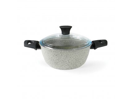 Flonal hrnec s poklicí PIETRA DURA INDUKČNÍ hluboký 90 mm, průměr 200 mm