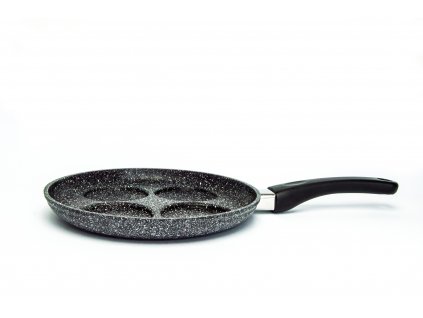 Lívanečník PROTITAN linie GRANIT - černý, indukční, průměr 24 cm, výška 3 cm