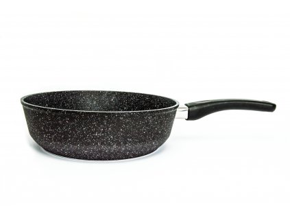 Pánev vysoká bez poklice PROTITAN linie GRANIT - černá, neindukční, průměr 26 cm, výška 7cm
