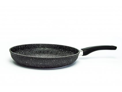 Pánev na omelety bez poklice PROTITAN linie GRANIT - černá, neindukční, průměr 28 cm, výška 5cm