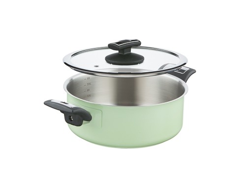 Rendlík s poklicí KOLIMAX COMFORT GREEN 22 cm, 3,0 l