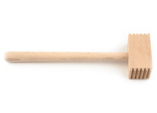 Dřevěná palička na maso KOLIMAX - hranatá, 26 cm