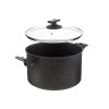Hrnec s poklicí KOLIMAX BLACK GRANITEC 26cm, 8,0l