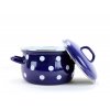 belis smaltovany hrnec s poklici puntik modry 16 cm21l 20230103144601290835447