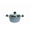 Hrnec na těstoviny PROTITAN linie Granit, šedý, neindukční, 24 x 11 cm, 3,8 l