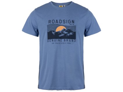 Roadsign Australia tričko východ slunce tmavě modré