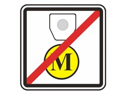 Dopravní značka E11e - Bez časového poplatku a mýtného
